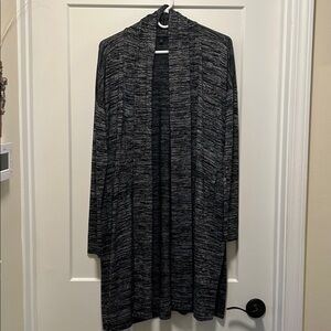 Banana Republic Charcoal Knit Cardigan
